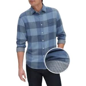 Banana Republic Factory Untucked Fit Button Down Shirt Sz M Open To Offers